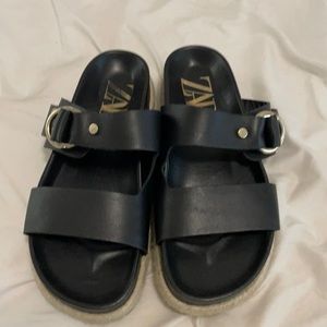 Black Zara sandals